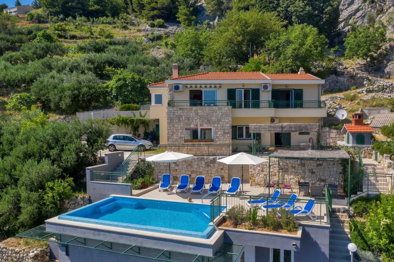 Villa Makar,Heated Pool,Gym,Grill,Seaview Makarska Buitenkant foto